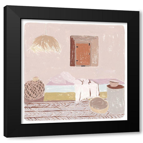 The Salty Breeze IV Black Modern Wood Framed Art Print by Wang, Melissa