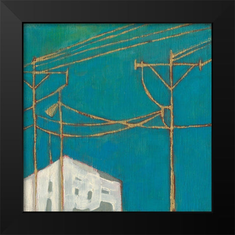 Fon Barn IV Black Modern Wood Framed Art Print by Jachimiec, Sue