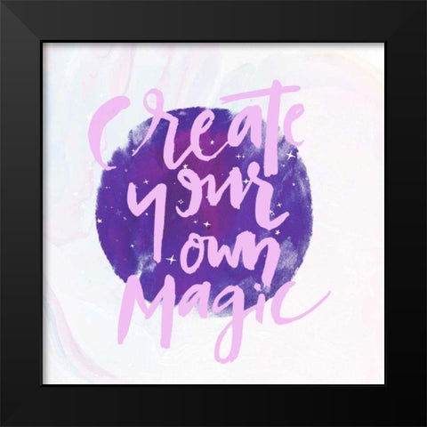 Magical Graduation I Black Modern Wood Framed Art Print by Parker, Jennifer Paxton
