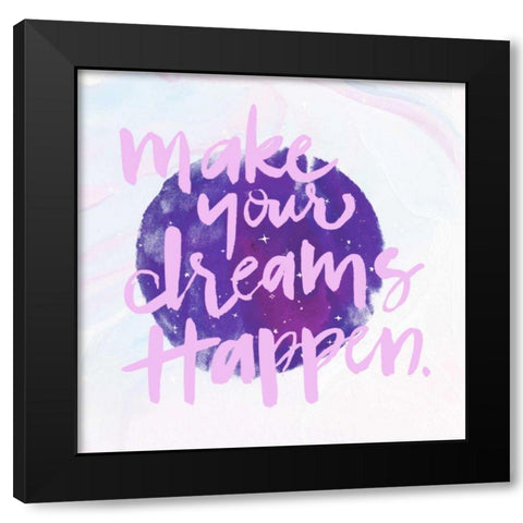 Magical Graduation II Black Modern Wood Framed Art Print by Parker, Jennifer Paxton