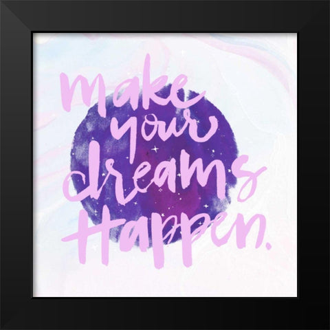 Magical Graduation II Black Modern Wood Framed Art Print by Parker, Jennifer Paxton