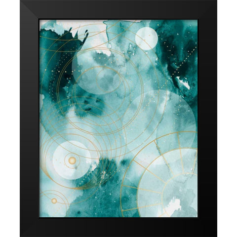 Magical Graduation Stars I Black Modern Wood Framed Art Print by Parker, Jennifer Paxton