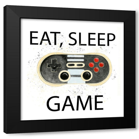 Game Day I Black Modern Wood Framed Art Print by Warren, Annie