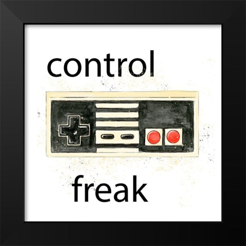 Game Day II Black Modern Wood Framed Art Print by Warren, Annie