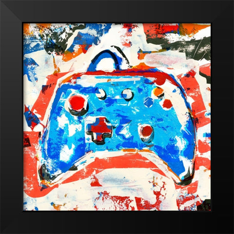 Bold Gamer I Black Modern Wood Framed Art Print by Warren, Annie