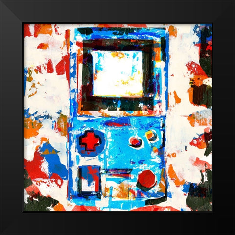 Bold Gamer II Black Modern Wood Framed Art Print by Warren, Annie