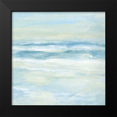 Calming Seas I Black Modern Wood Framed Art Print by Warren, Annie