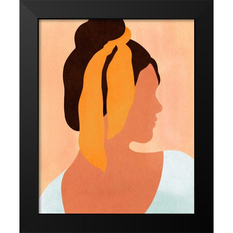 Hang Loose II Black Modern Wood Framed Art Print by Warren, Annie
