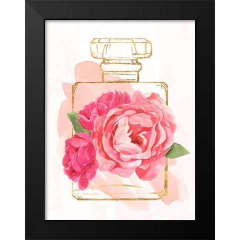 Perfume Bloom I Black Modern Wood Framed Art Print by Warren, Annie