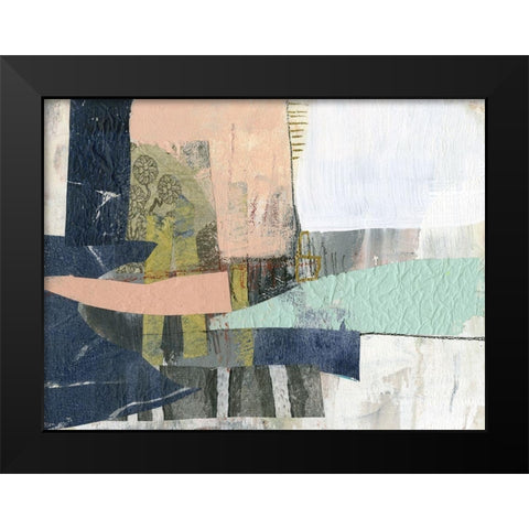 Pieces I Black Modern Wood Framed Art Print by Goldberger, Jennifer