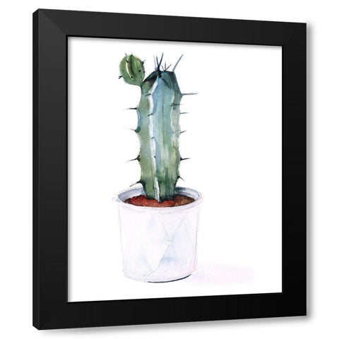 Sharp Succulents I Black Modern Wood Framed Art Print by Parker, Jennifer Paxton