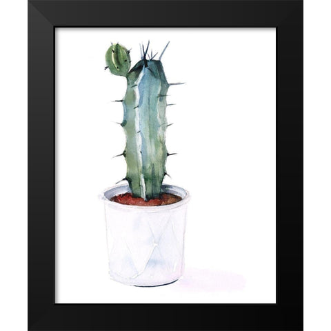 Sharp Succulents I Black Modern Wood Framed Art Print by Parker, Jennifer Paxton