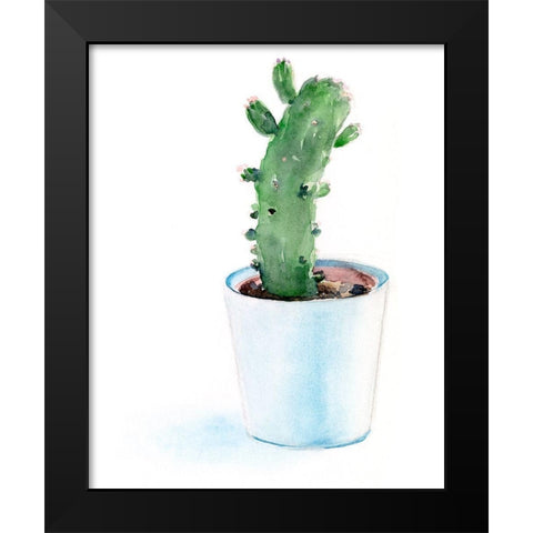 Sharp Succulents II Black Modern Wood Framed Art Print by Parker, Jennifer Paxton