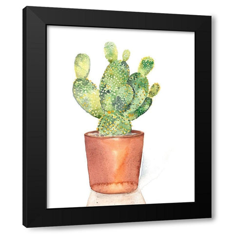 Sharp Succulents IV Black Modern Wood Framed Art Print by Parker, Jennifer Paxton