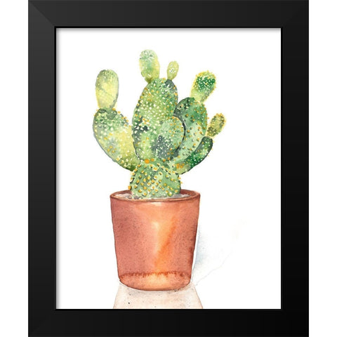 Sharp Succulents IV Black Modern Wood Framed Art Print by Parker, Jennifer Paxton