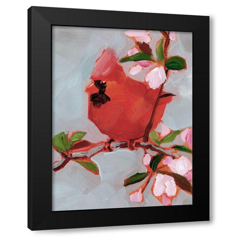 Painted Songbird IV Black Modern Wood Framed Art Print by Parker, Jennifer Paxton