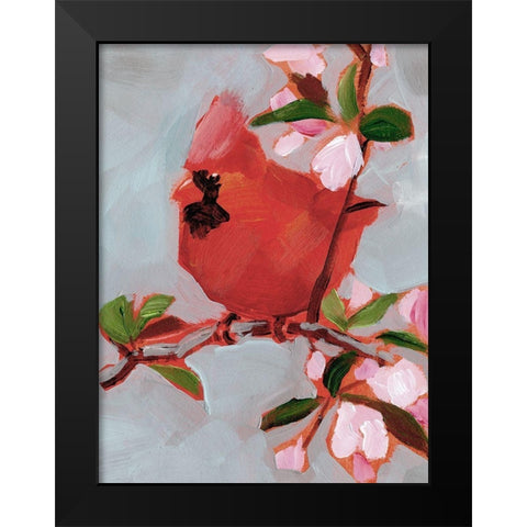 Painted Songbird IV Black Modern Wood Framed Art Print by Parker, Jennifer Paxton