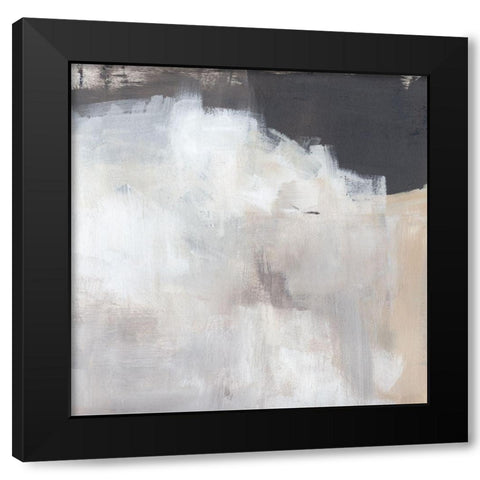 Neutral Abstract I Black Modern Wood Framed Art Print by Parker, Jennifer Paxton