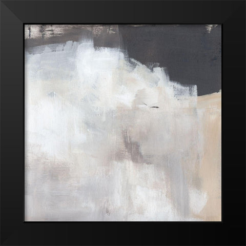 Neutral Abstract I Black Modern Wood Framed Art Print by Parker, Jennifer Paxton