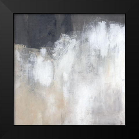 Neutral Abstract II Black Modern Wood Framed Art Print by Parker, Jennifer Paxton