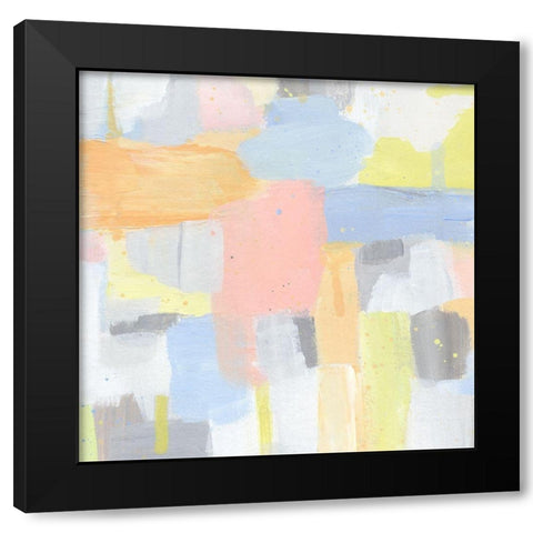 Spring Bound II Black Modern Wood Framed Art Print by Warren, Annie