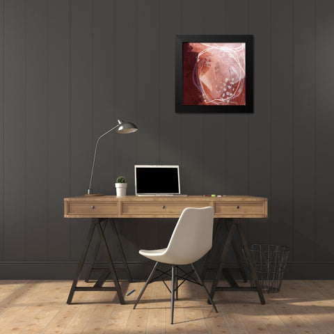 Earthen Orbs I Black Modern Wood Framed Art Print by Parker, Jennifer Paxton