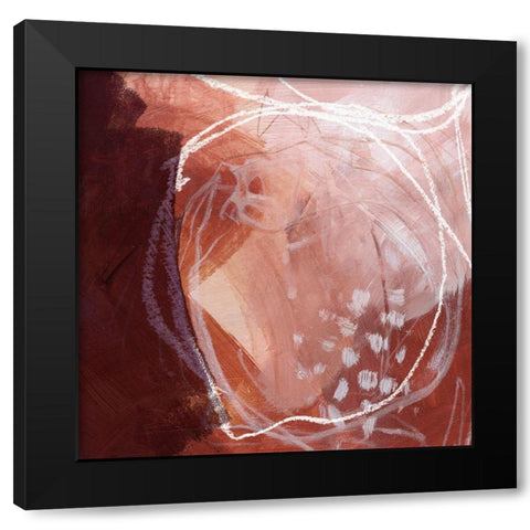 Earthen Orbs I Black Modern Wood Framed Art Print by Parker, Jennifer Paxton