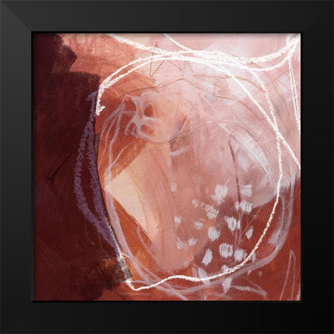 Earthen Orbs I Black Modern Wood Framed Art Print by Parker, Jennifer Paxton