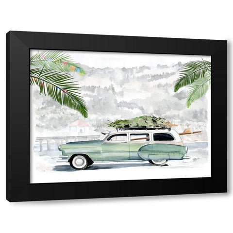 So Cali Christmas I Black Modern Wood Framed Art Print by Parker, Jennifer Paxton