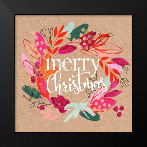 Crafty Christmas I Black Modern Wood Framed Art Print by Parker, Jennifer Paxton