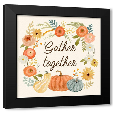 Harvest Home II Black Modern Wood Framed Art Print with Double Matting by Barnes, Victoria