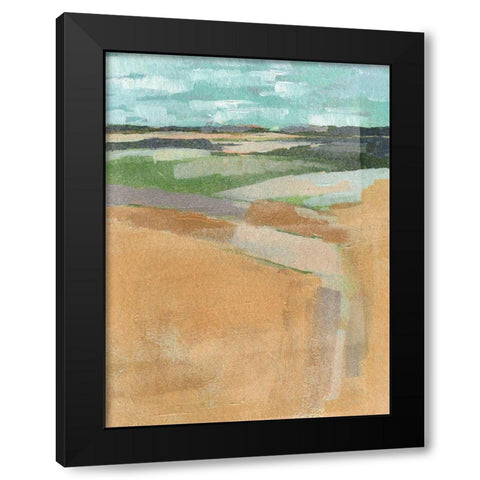 Cubed Prairie I Black Modern Wood Framed Art Print by Parker, Jennifer Paxton
