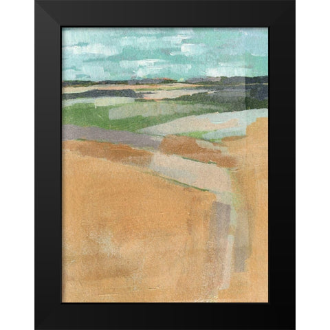 Cubed Prairie I Black Modern Wood Framed Art Print by Parker, Jennifer Paxton