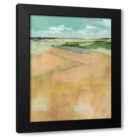 Cubed Prairie II Black Modern Wood Framed Art Print by Parker, Jennifer Paxton