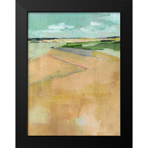 Cubed Prairie II Black Modern Wood Framed Art Print by Parker, Jennifer Paxton