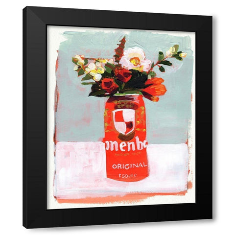 Centerpiece I Black Modern Wood Framed Art Print by Parker, Jennifer Paxton