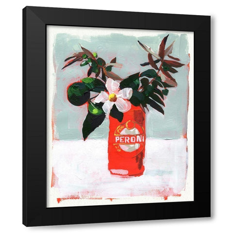Centerpiece II Black Modern Wood Framed Art Print by Parker, Jennifer Paxton