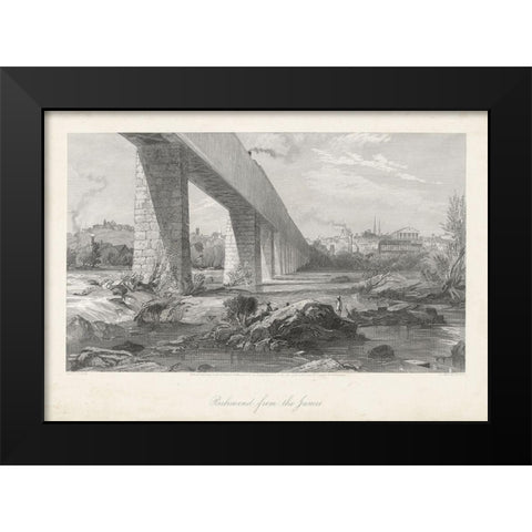 Richmond from the James Black Modern Wood Framed Art Print by Bryant, William Cullen