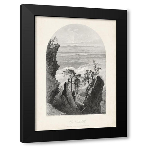 The Catskills Black Modern Wood Framed Art Print by Bryant, William Cullen