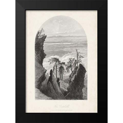 The Catskills Black Modern Wood Framed Art Print by Bryant, William Cullen