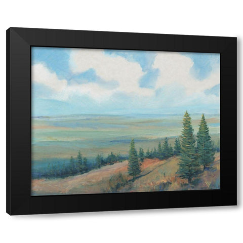 Mountain Top I Black Modern Wood Framed Art Print with Double Matting by OToole, Tim