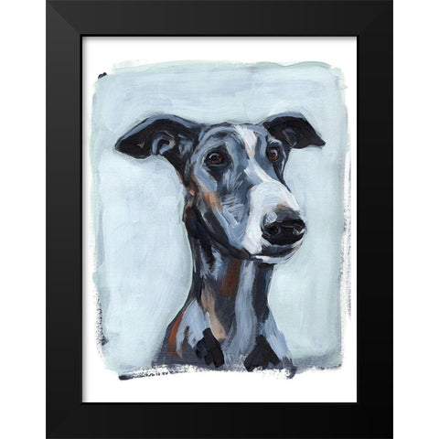 Bestie Portrait II Black Modern Wood Framed Art Print by Parker, Jennifer Paxton