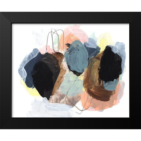Boulders II Black Modern Wood Framed Art Print by Parker, Jennifer Paxton