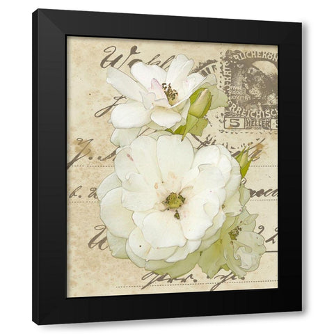 Wishing You Well I Black Modern Wood Framed Art Print by Saunders, Alonzo