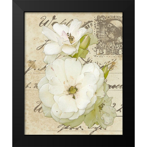 Wishing You Well I Black Modern Wood Framed Art Print by Saunders, Alonzo
