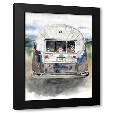 Rear Window II Black Modern Wood Framed Art Print with Double Matting by Parker, Jennifer Paxton