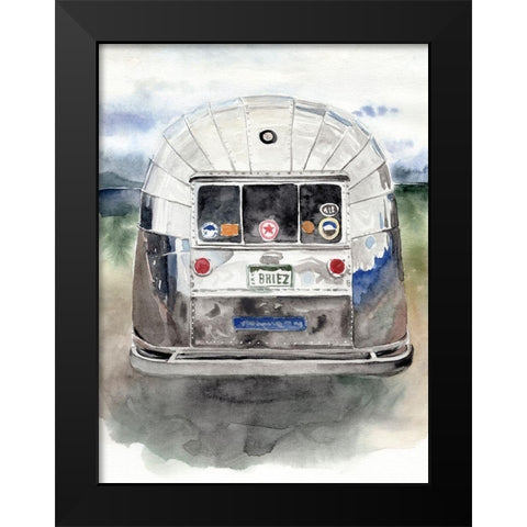 Rear Window II Black Modern Wood Framed Art Print by Parker, Jennifer Paxton