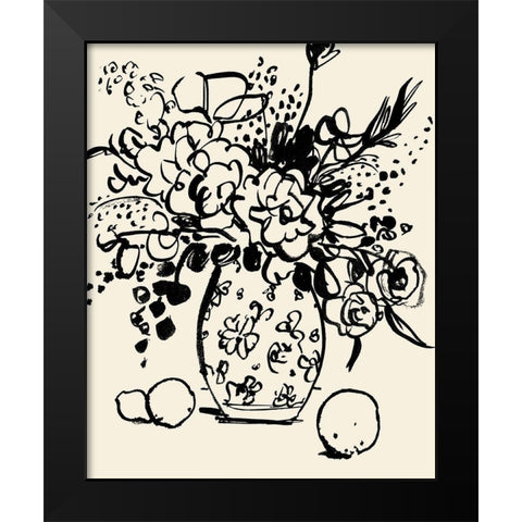 Matisses Muse Still Life II Black Modern Wood Framed Art Print by Barnes, Victoria