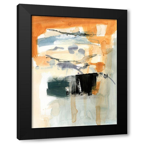 Seria I Black Modern Wood Framed Art Print with Double Matting by Barnes, Victoria