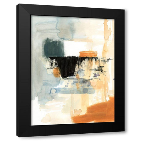 Seria IV Black Modern Wood Framed Art Print with Double Matting by Barnes, Victoria